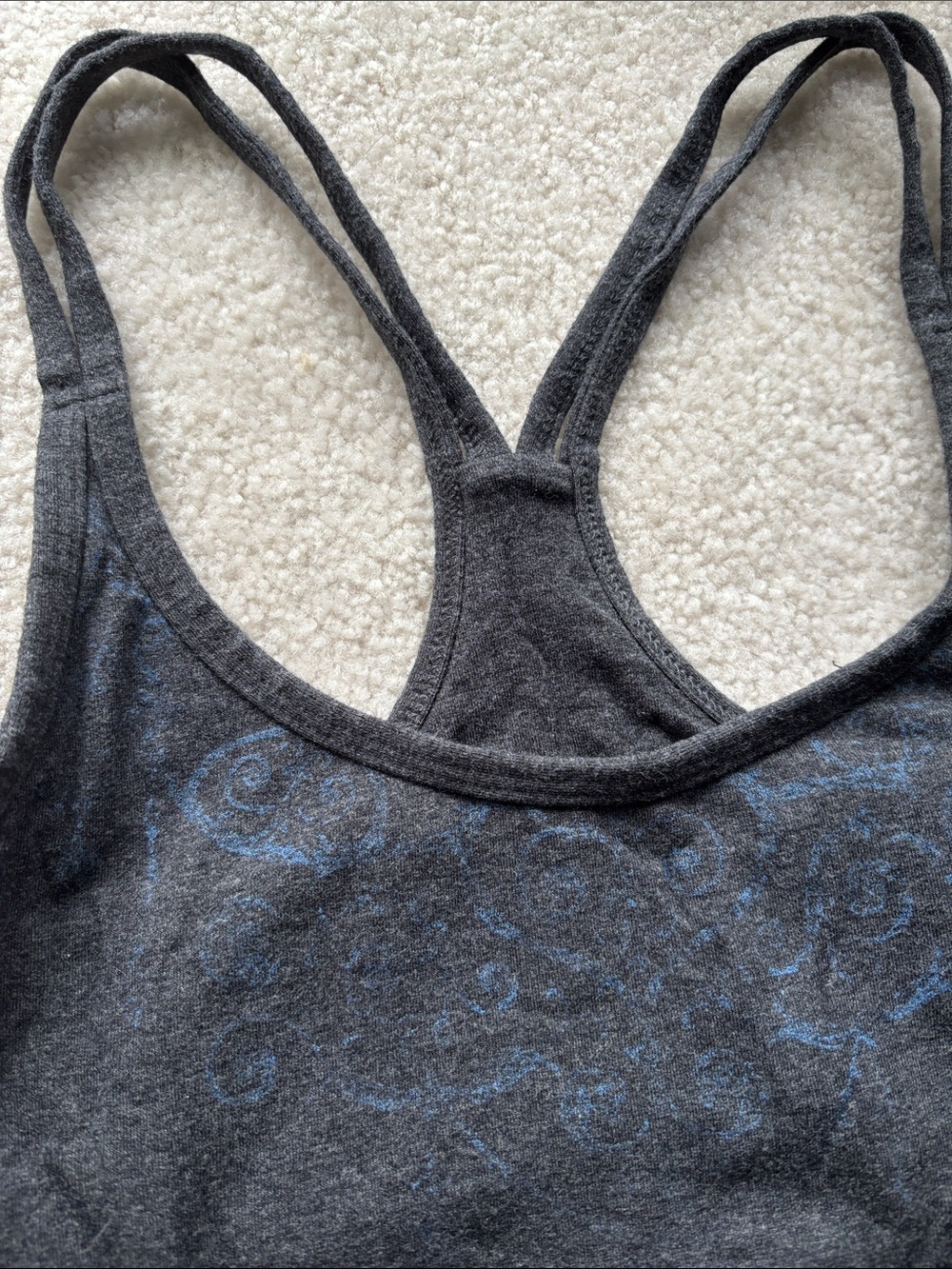 Super Soft Yoga Shelf Bra Racerback Tank - Picture 2 of 5